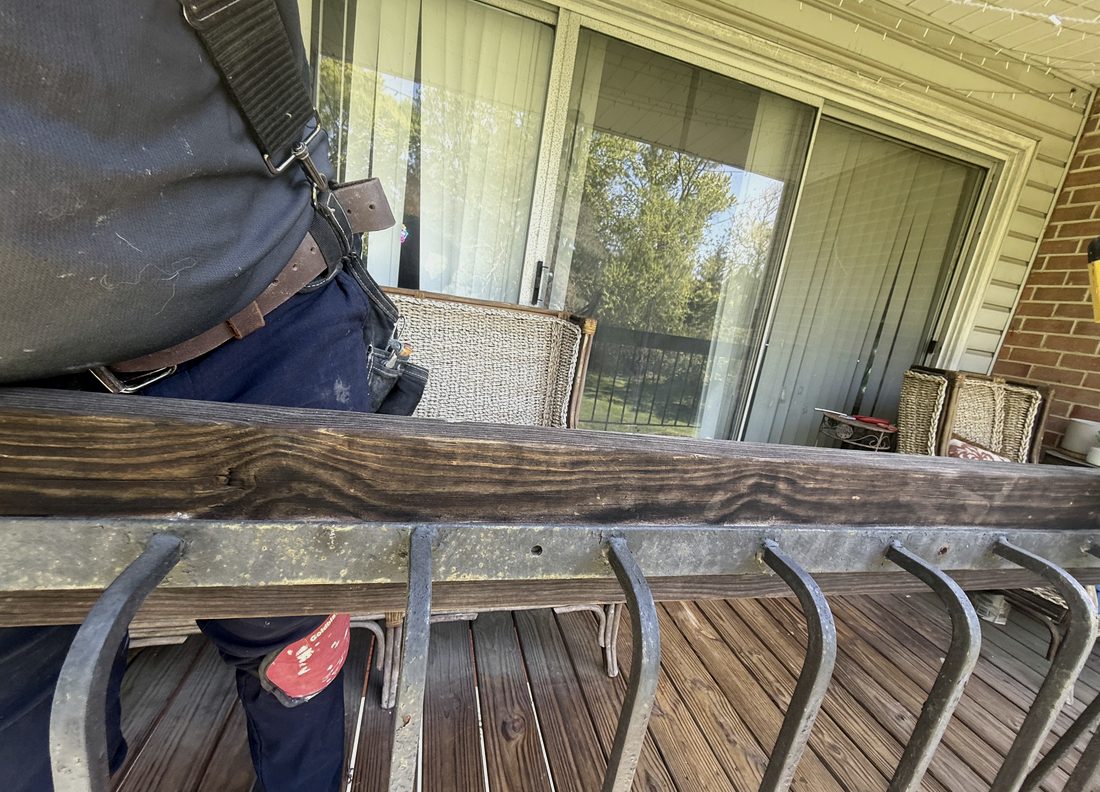 Property manager balcony railing replacement to code