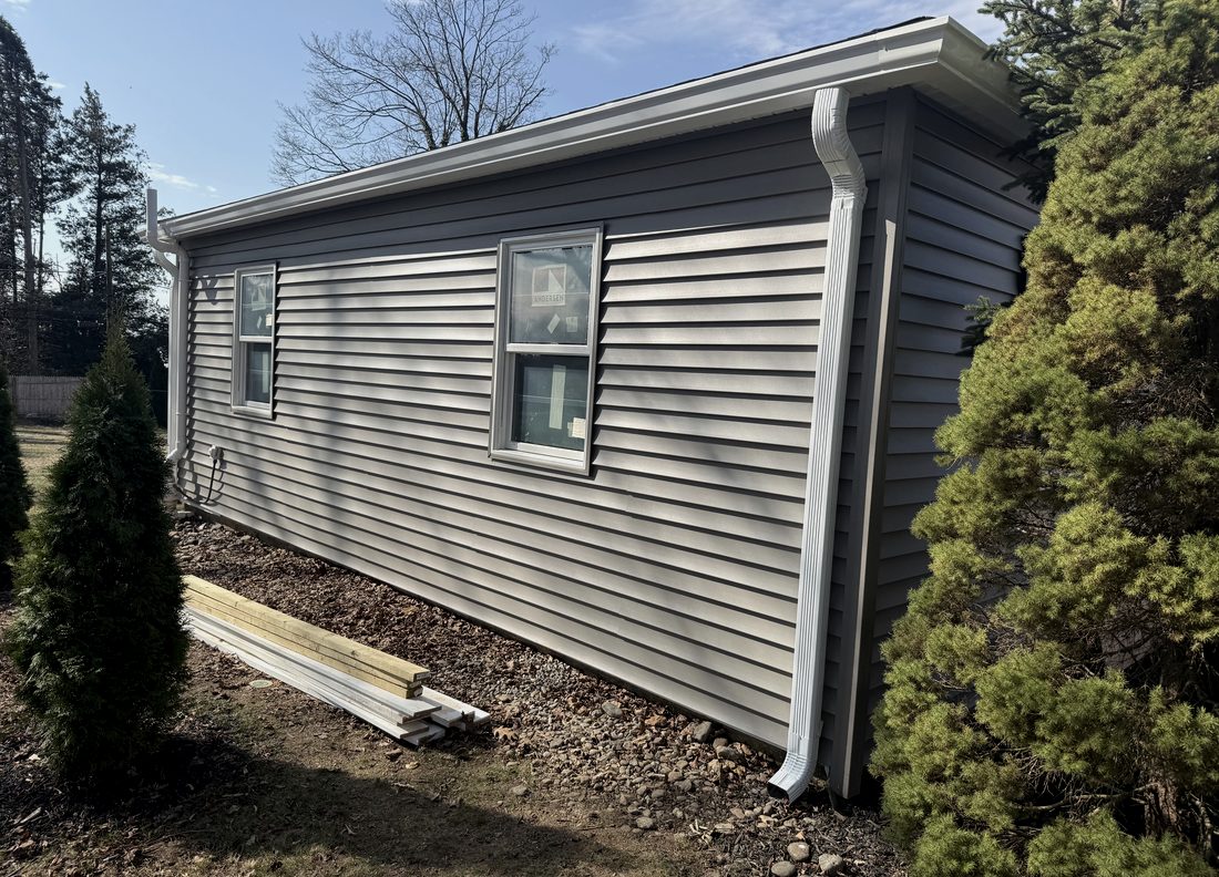 Full exterior siding renovation on a home in Delaware County PA